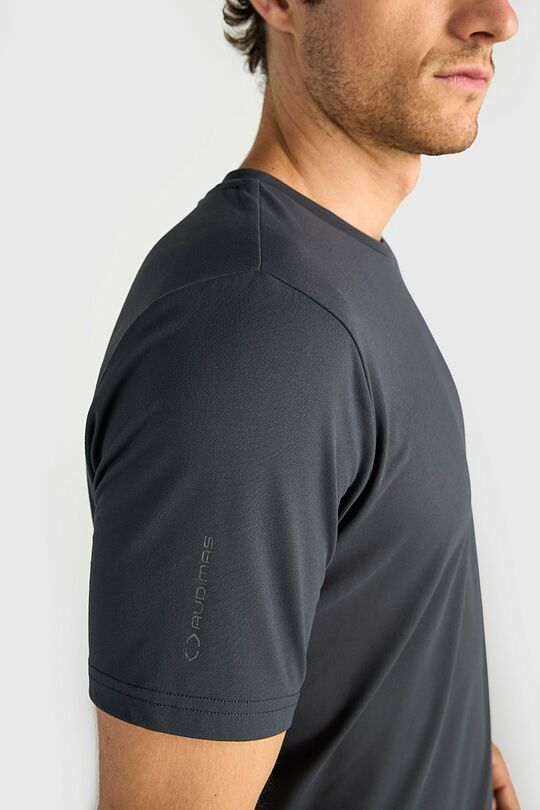Peach touch synthetic T-shirt 3 | GREY | Audimas