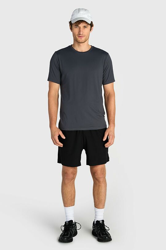 Peach touch synthetic T-shirt 4 | GREY | Audimas