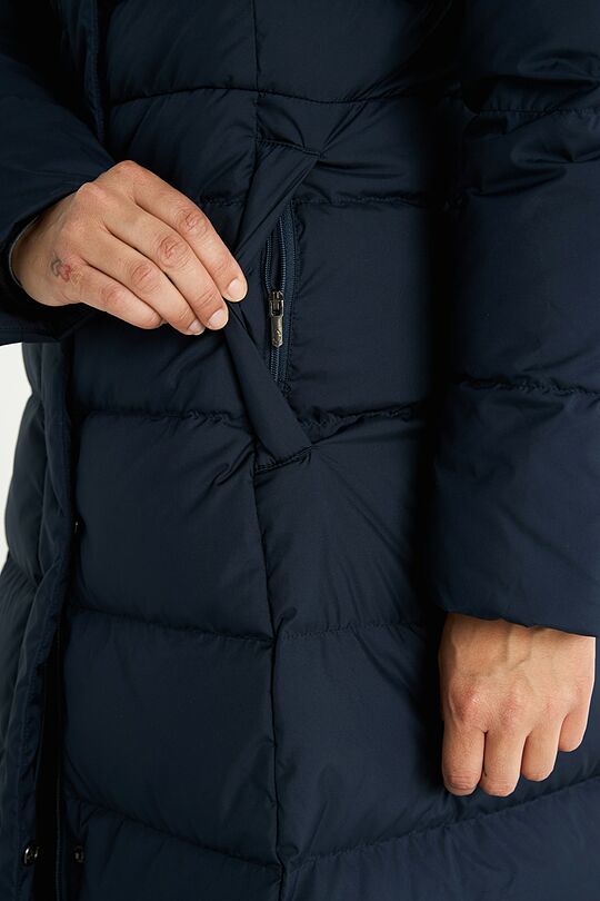 Long down coat 5 | DARK SAPPHIRE | Audimas