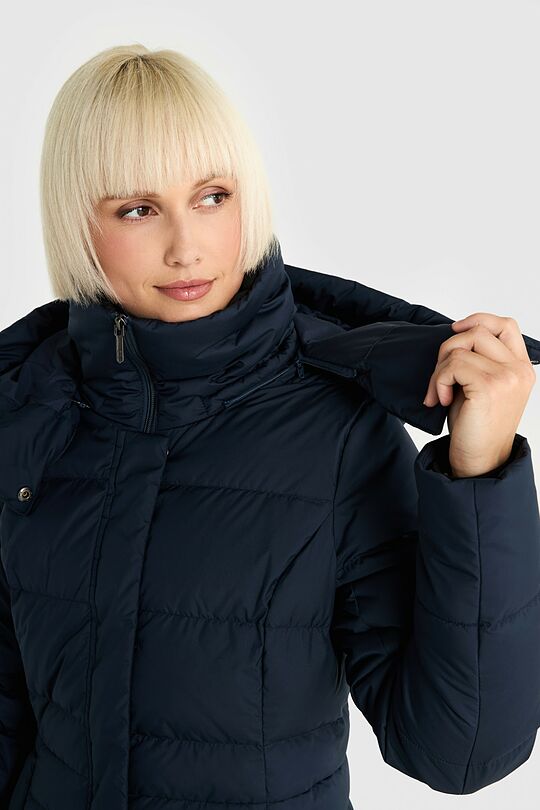 Long down coat 6 | Dark blue | Audimas
