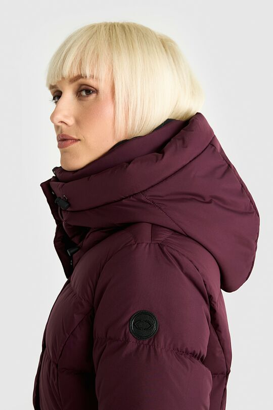 Long down coat 3 | burgundy | Audimas