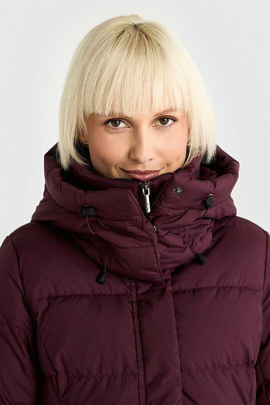 Long down coat 4 | burgundy | Audimas