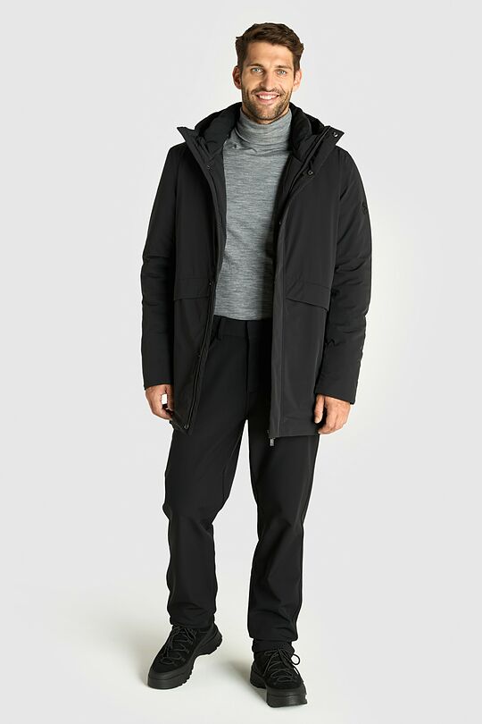 Long jacket with synthetic insulation 9 | BLACK | Audimas