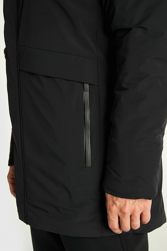 Long jacket with synthetic insulation 6 | BLACK | Audimas