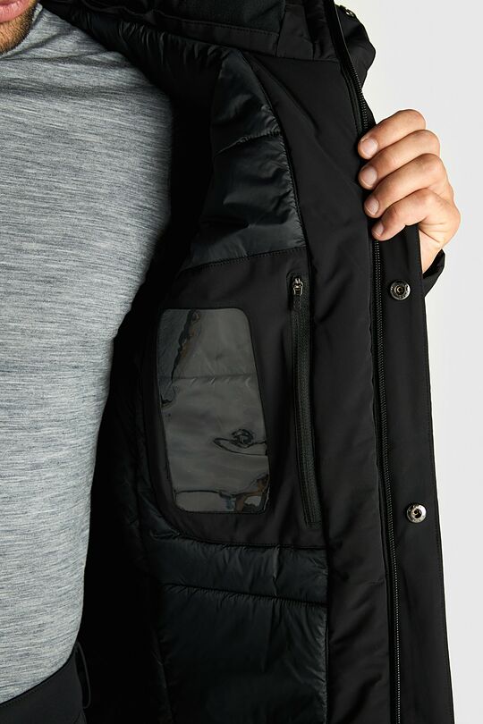 Long jacket with synthetic insulation 7 | BLACK | Audimas