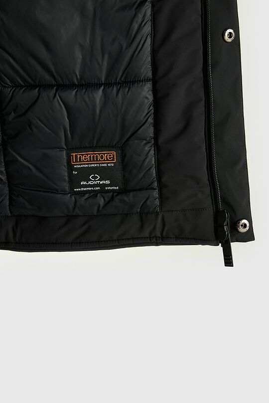 Long jacket with synthetic insulation 8 | BLACK | Audimas