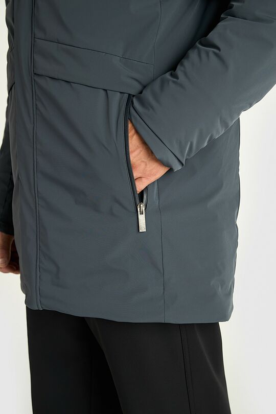 Long jacket with synthetic insulation 5 | GREY | Audimas