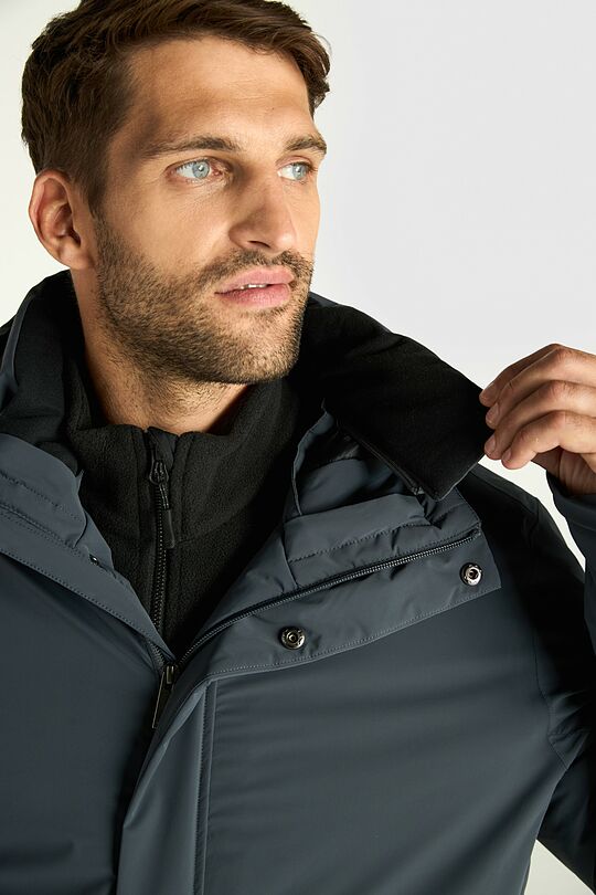 Long jacket with synthetic insulation 6 | GREY | Audimas