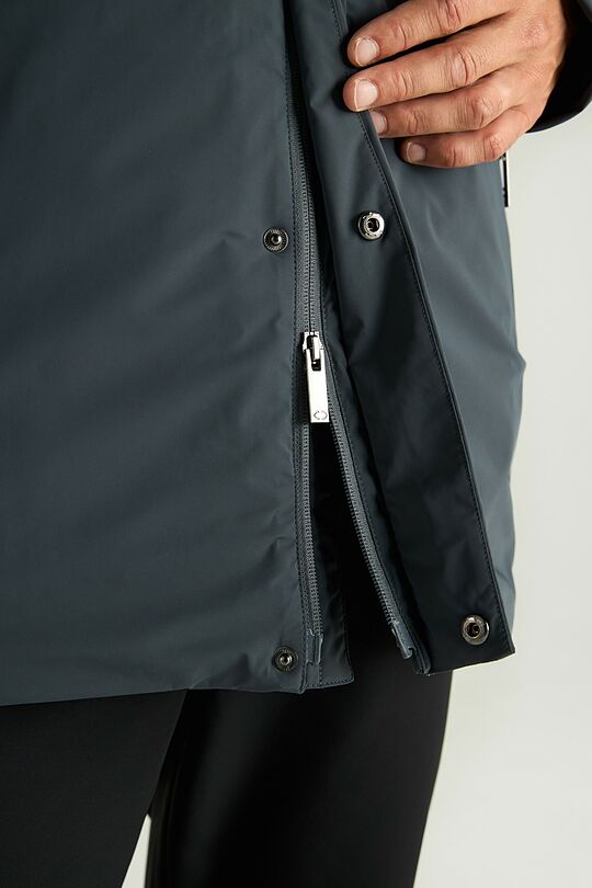 Long jacket with synthetic insulation 8 | GREY | Audimas