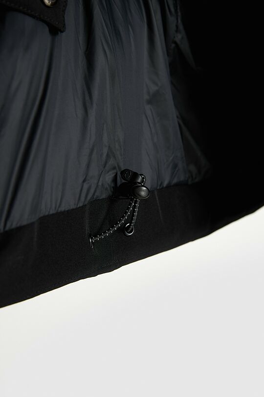 Universal down ski jacket with membrane 12 | BLACK | Audimas