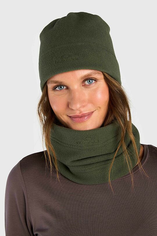 Polartec 100 Series fleece neck muff 1 | GREEN | Audimas