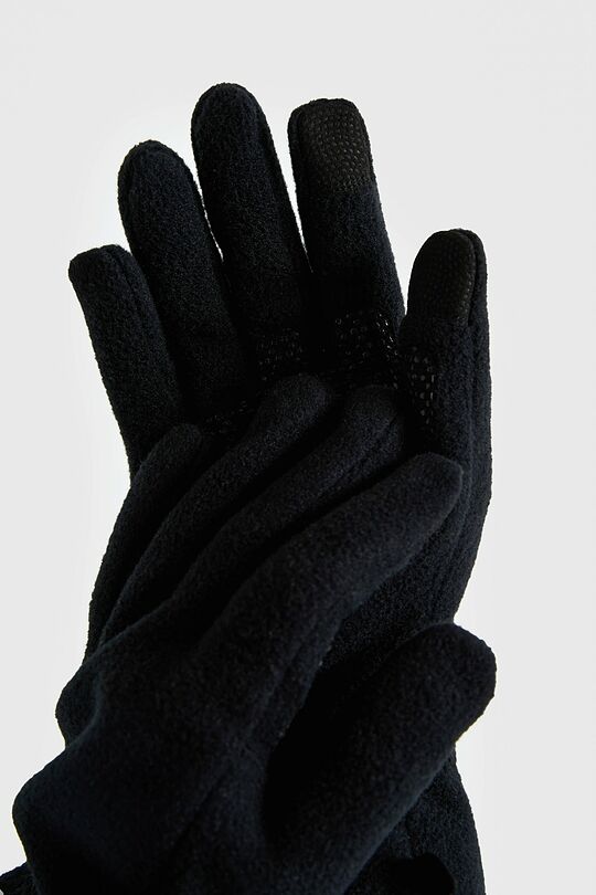 Polartec 100 Series fleece gloves 4 | BLACK | Audimas