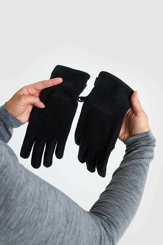 Polartec 100 Series fleece gloves 6 | BLACK | Audimas