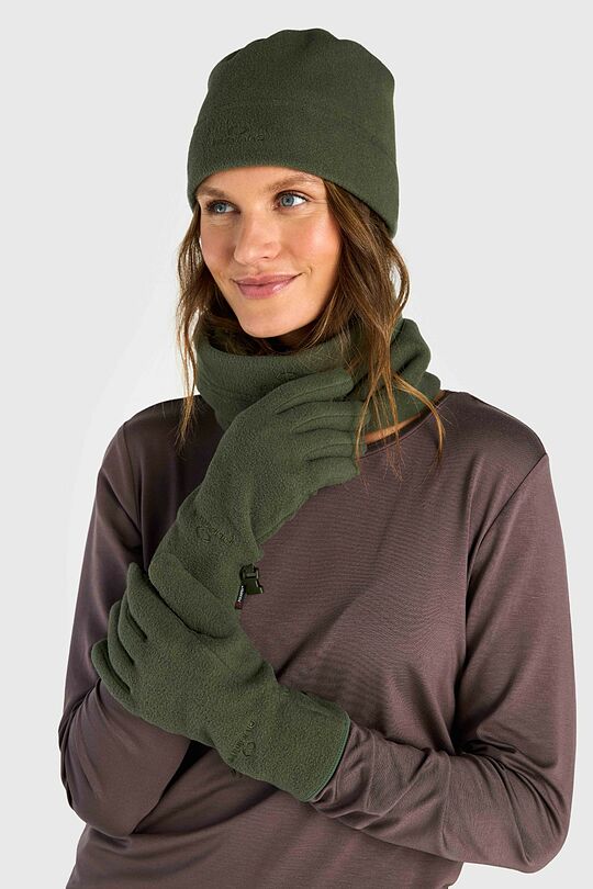 Polartec 100 Series fleece gloves 2 | GREEN | Audimas