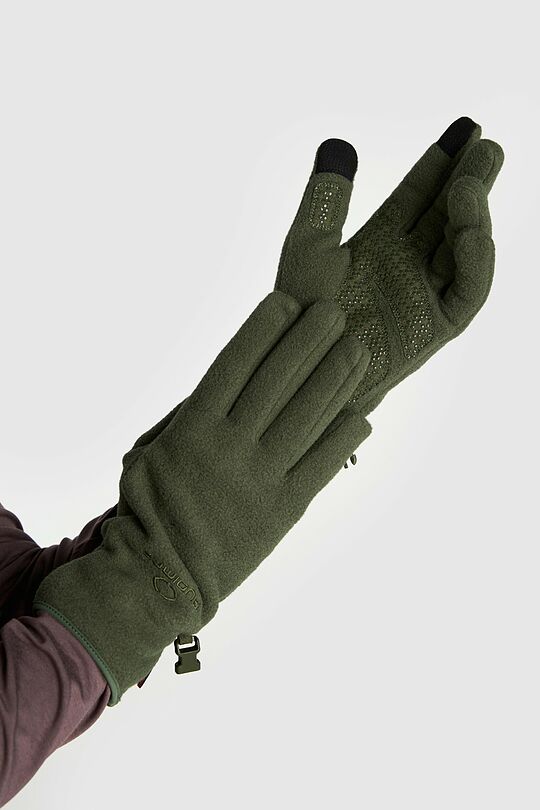 Polartec 100 Series fleece gloves 3 | GREEN | Audimas