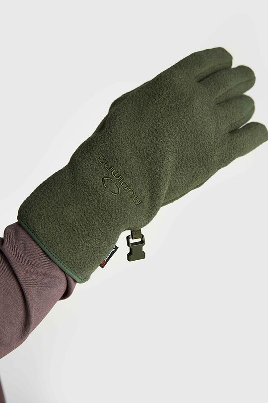 Polartec 100 Series fleece gloves 7 | GREEN | Audimas