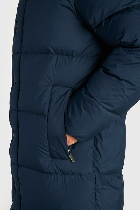 Long down coat 4 | Dark blue | Audimas