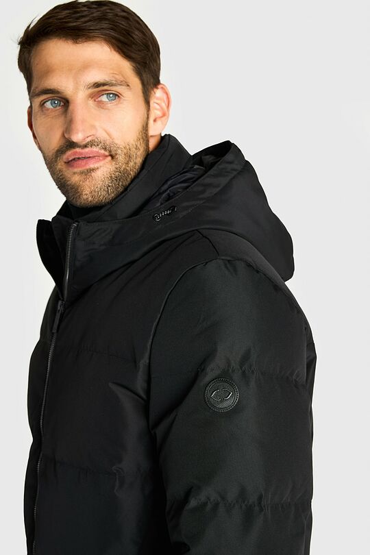 Down coat with membrane 4 | BLACK | Audimas