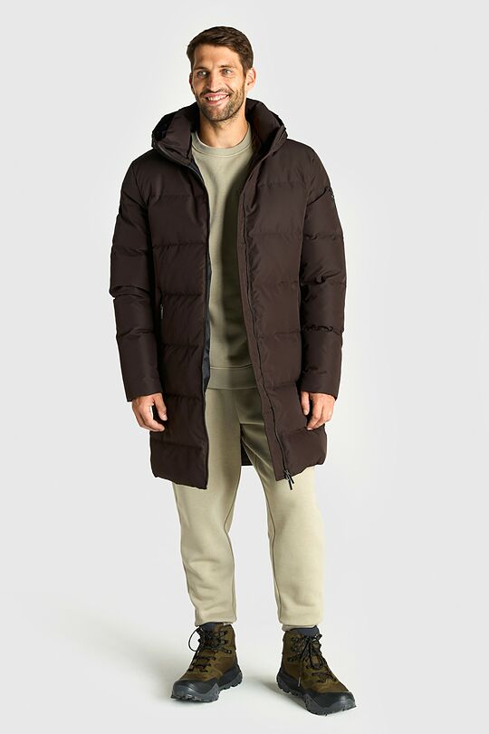 Down coat with membrane 7 | BROWN | Audimas