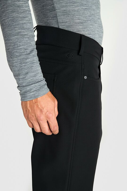 Softshell everyday pants 7 | BLACK | Audimas