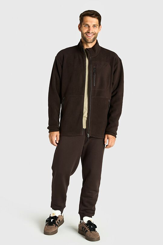 Full-zip fleece 5 | BROWN | Audimas