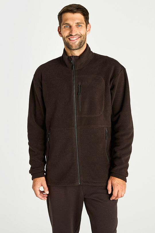 Full-zip fleece 1 | BROWN | Audimas