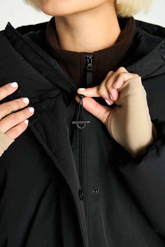 Down coat with membrane 8 | BLACK | Audimas
