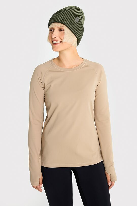 Brushed inside synthetic T-shirts 1 | Cream | Audimas