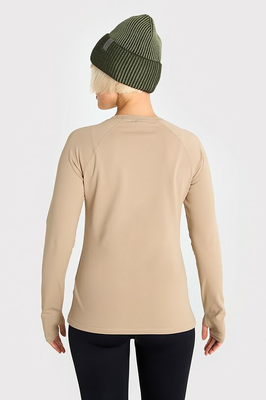 Brushed inside synthetic T-shirts 2 | Cream | Audimas