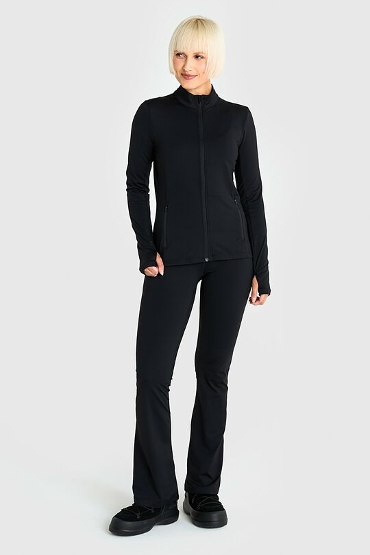 Flared leggings 1 | BLACK | Audimas