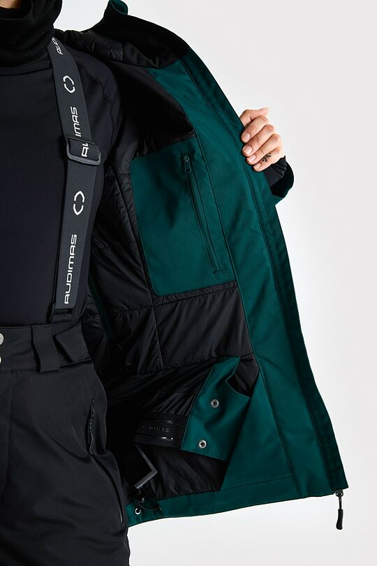 Ski jacket with 3M insulation and a membrane 12 | GREEN | Audimas