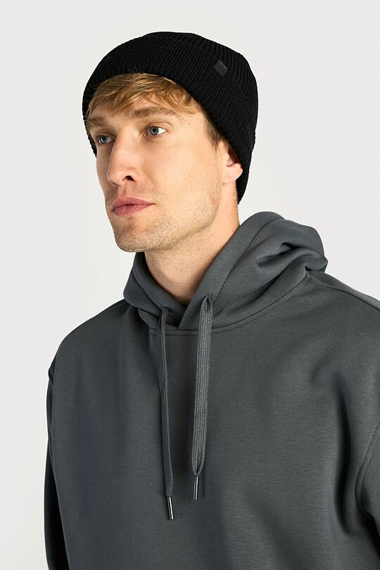 Polylana knitted beanie 1 | BLACK | Audimas