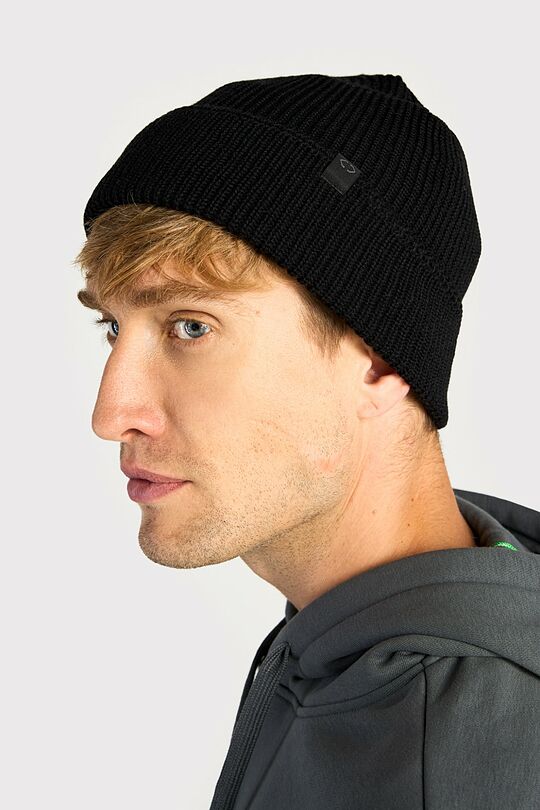 Polylana knitted beanie 3 | BLACK | Audimas