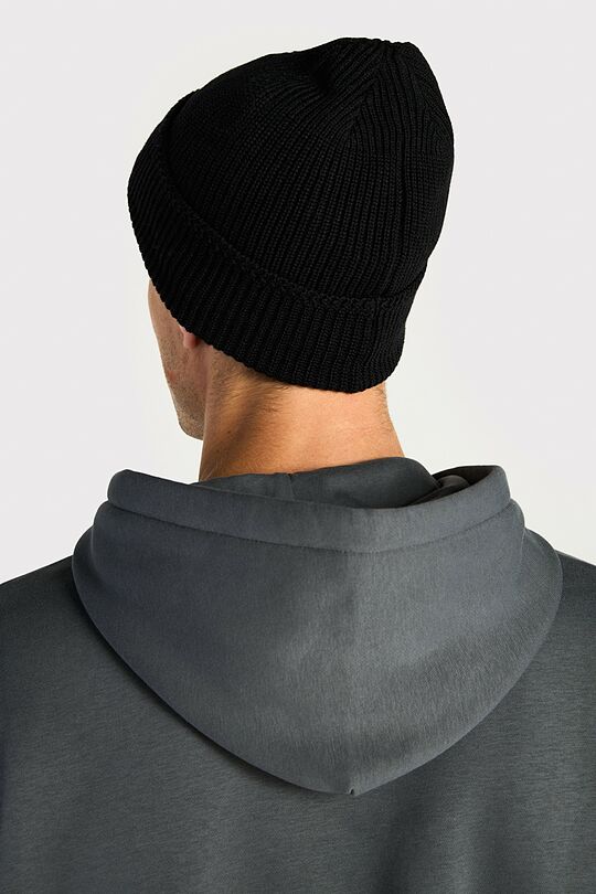 Polylana knitted beanie 5 | BLACK | Audimas
