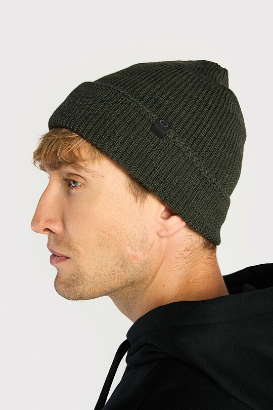 Polylana knitted beanie 6 | GREEN | Audimas