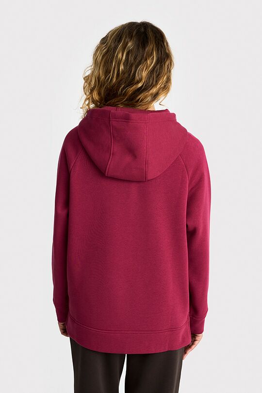 Cotton fleece hoodie 2 | PINK | Audimas