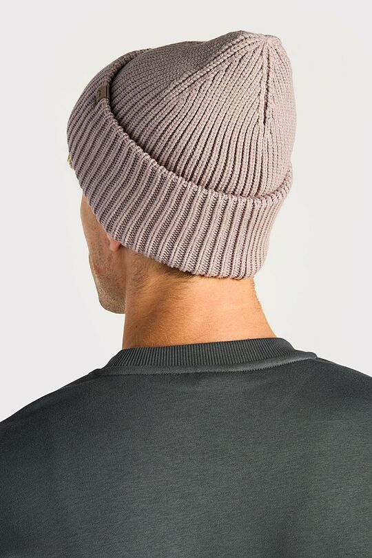 Knitted beanie with with Lenzing EcoVero viscose 5 | Cream | Audimas