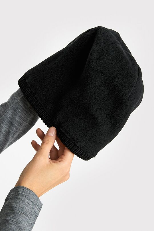 Polylana knitted beanie 7 | BLACK | Audimas
