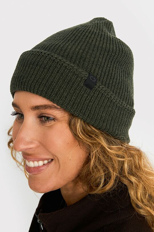 Polylana knitted beanie 5 | GREEN | Audimas