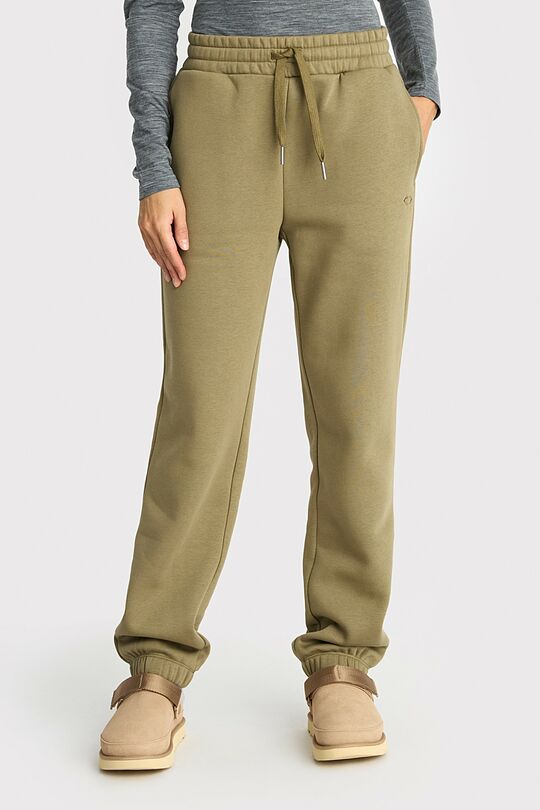 Oversized cotton fleece sweatpants 2 | GREEN | Audimas