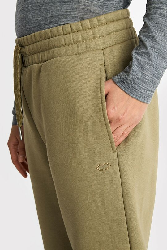 Oversized cotton fleece sweatpants 6 | GREEN | Audimas