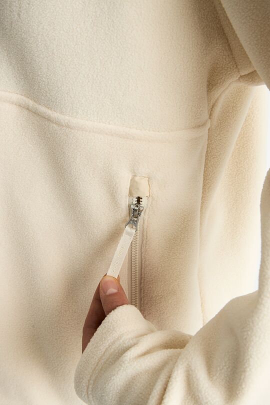Half closure fleece 5 | Cream | Audimas