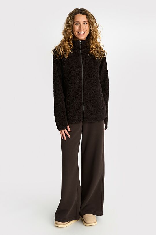 Full-zip sherpa fleece 7 | BROWN | Audimas
