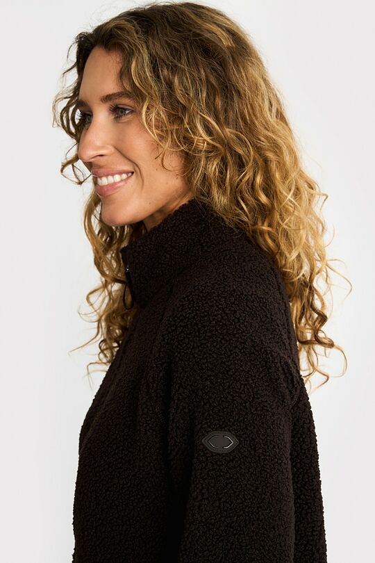 Full-zip sherpa fleece 3 | BROWN | Audimas