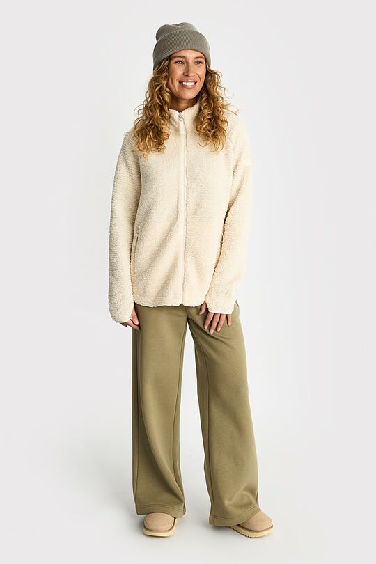Full-zip sherpa fleece 7 | Cream | Audimas
