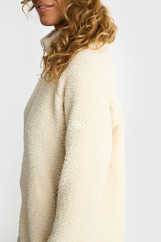 Full-zip sherpa fleece 3 | Cream | Audimas