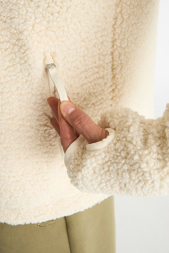 Full-zip sherpa fleece 4 | Cream | Audimas