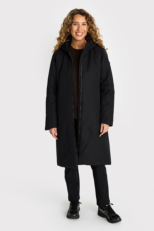 Coat with synthetic insulation 1 | BLACK | Audimas