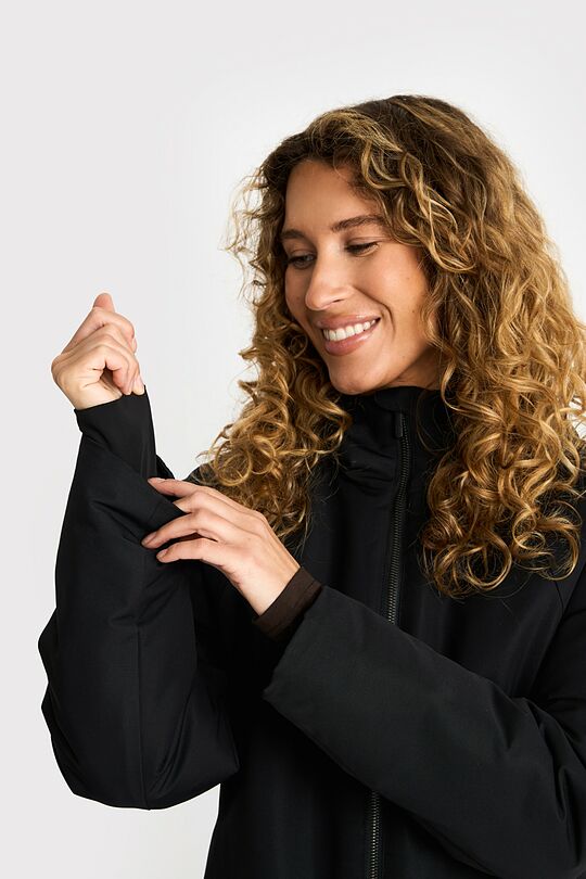 Coat with synthetic insulation 5 | BLACK | Audimas