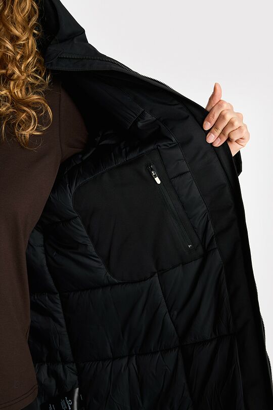 Coat with synthetic insulation 9 | BLACK | Audimas